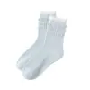 Calcetines de Lunares para Mujer, Calcetines de Media Pantorrilla para Otoño e Invierno, Calcetines Blancos Holgados Suaves y Dulces, Calcetines Largos Estilo Universitario de Otoño para Niñas