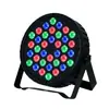 36 luzes par RGB redondas e planas para salas de KTV, bares, casamentos, festas, pequenas apresentações e iluminação de palco