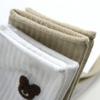 0 Calcetines de algodón de tubo medio sencillos de color liso con microrollos sueltos para mujer Corea del Sur gg Otoño e Invierno Nuevos calcetines de oso de dibujos animados Transfronterizos
