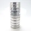 Anel de torre de aço inoxidável anel de cobertura de pizza dupla ondulação redonda molde de biscoito molde de torre bolo molde de torta molde de muffin