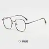Gafas Lisas Ultraligeras con Montura Dorada para Mujer, Efecto Iluminador, Monturas con Filtro de Luz Azul, Estilo Retro de Moda, Nuevo Modelo para Hombre, Venta al por Mayor Transfronteriza, Alta Calidad