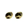 Pendientes Es76 Estilo Ins Retro Irregulares de Plata S925 para Todo el Cuerpo con Textura, Diseño Elegante, Único y Sencillo