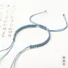 Pulseira de Nó Plano Simples Atacado Produto Semi-Acabado Contas de Transferência Vestíveis Ouro Duro Prata Dura Pulseira DIY de Casal Tecida à Mão