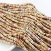 2x4mm Ágata Loca Espaciador Ágata Natural Cilíndrico Cuentas de Ábaco Cuentas Sueltas Cuentas de Rueda Cuentas Espaciadoras Cuentas Planas Joyería DIY