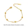 Pulsera de Pulsera de Perlas de Acero de Titanio Europeo y Americano que No se Desvanece para Mujeres Estilo Ins Lujo Ligero Versátil Exquisita Pulsera para Mujeres Al por Mayor