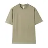 [Camiseta de Algodón Tecnológico] Algodón de Xinjiang Puntada Triple 7A Antibacteriana y Antiácaros Corte Holgado Color Sólido Casual Camiseta de Manga Corta para Niños