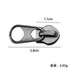 No.5 Película Corta Europea Cabeza de Tirador Equipaje Textil para el Hogar Tela Uso Diario Estuche de Papelería Regular Versátil Nailon Metal Cabeza de Cremallera