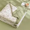 Colcha de Verano de Algodón de Xinjiang Jie Liya con Bordes Ensanchados, Algodón Lavado, Estampado de Dibujos Animados, Algodón Transpirable y Absorbente de Humedad para Aire Acondicionado