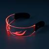 Gafas Nezha Cyberpunk LED de Colores Brillantes con Sentido de la Tecnología, Populares en Redes Sociales, Adecuadas para Bares Discoteca
