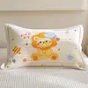 Funda de Almohada de Dibujos Animados Algodón Puro Paquete Individual 100 Gasa de Algodón Funda de Almohada para Niños Par Cubierta Protectora para Núcleo de Almohada 35X55