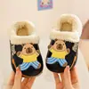 Pantuflas Infantiles Otoño Invierno Nuevo Estilo Unisex Niños Desmontables Interiores Hogar Impermeables Antideslizantes Pantuflas de Invierno de Algodón para Niños