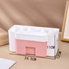 Caja de Almacenamiento de Cosméticos Cajón Doble Organizador Grande de Plástico Lápiz Labial Productos para el Cuidado de la Piel Dormitorio Tocador Estante de Almacenamiento