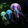 Decorações de paisagismo para aquário trombeta fluorescente genuína simulação de água-viva atacado paisagismo para aquário de peixe dourado
