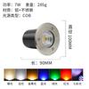 12V/24V Baixa Voltagem COB Luz Enterrada Ao Ar Livre À Prova D'Água Embutida Quadrada Luz de Chão Jardim Aço Inoxidável Luz Enterrada