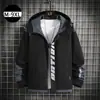 Chaqueta para Hombre Tallas Grandes para Primavera y Otoño, Abrigo Casual Trendy Oversize para Hombres Grandes, Ropa de Abrigo Ultradelgada