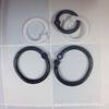 Hebilla de anillo abierto de plástico Anillo de PP hebilla anillo para tarjetas de libro de colores anillo conector desmontable hebilla versión colgante