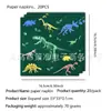 Platos Desechables de Papel, Vasos de Papel, Manteles y Decoraciones Temáticas de Esqueleto de Fósil de Dinosaurio Nuevos Transfronterizos para Fiesta de Cumpleaños Infantil
