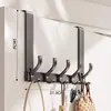 Gancho para Cabideiro Atrás da Porta do Quarto, Cabideiro de Parede sem Furos, Gancho de Porta de Entrada para Pendurar Roupas e Bolsas