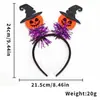 Diadema Divertida de Dibujos Animados para Halloween Accesorios para el Cabello Decoraciones para Fiesta Temática del Festival de Fantasmas Diadema de Murciélago Araña Hebilla para la Cabeza
