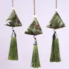 Festival del Bote del Dragón Artemisa Zongzi Bolsita Repelente de Mosquitos DIY Triangular Zongzi Bolsa Pequeña Regalo para Evento Colgante Mayoreo