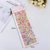 Adesivos DIY de Céu Estrelado Coloridos Grandes Transfronteiriços, Adesivos de Pedras Preciosas, Adesivos de Recompensa de Coração, Adesivos de Diamante para Rosto de Cristal