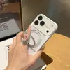 Soporte Giratorio Magnético 360 Adecuado para Apple 17 Pro Max Alta Apariencia 16 Lujo Ligero 15 Pareja 14 Funda para Teléfono 13