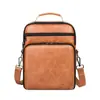 Bolsa Impermeable para Tableta de Negocios de Cuero PU Compuesto, Bolso de Hombro y de Mano Casual Retro de Gran Capacidad para Tableta
