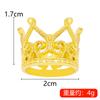 Mini Pequena Coroa Pérola Strass Princesa Decoração de Bolo Flor Flor Arranjo Acessórios Decoração de Bolo Brilhante