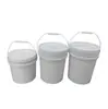 Cubos de Plástico 5L 6L 13L 16L 17L 18L 20L 25L Cubos Estilo Americano Cubos para Alimentos Cubos para Detergente de Lavandería con Etiqueta Interior Redondos