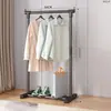 Secador de Roupas de Chão para Interior Doméstico Haste Superior para Pendurar Roupas Varal Especial para Varanda Secagem de Edredom Haste Telescópica
