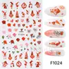 Pegatinas Transfronterizas para Uñas Nuevas Corazón Romántico del Día de San Valentín Rosa Rojo Tamaño Corazón Corazón Melocotón Pegatinas Adhesivas para Uñas