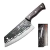 Cuchillo de Cocina Doméstico de Acero Inoxidable Asakh Patrón Martillado Vintage Cuchillo para Rebanar Afilado Cubiertos de Cocina Multiusos Venta al por Mayor