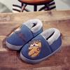 Pantuflas para Niños, Antideslizantes, Invierno, Dibujos Animados Infantiles, Cerradas por Detrás, Cálidas para Interiores, Zapatos de Algodón para Niñas, Engrosadas y Cálidas