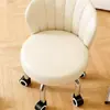 Banqueta Giratória Doméstica com Encosto, Banqueta Pequena com Rodas, Banqueta Baixa, Banqueta Redonda, Banqueta de Preenchimento de Costura, Banqueta Móvel, Banqueta de Aprendizagem Infantil
