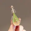Pinzas de pelo florales de colores estilo coreano, pinzas elegantes y exquisitas para flequillo lateral, pasadores de lazo lindos para niñas