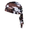 Chapéu de pirata europeu e americano transfronteiriço novo para homens e mulheres, chapéu de sol de camuflagem para esportes ao ar livre, lenço de cabeça, touca