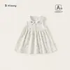 Vestido de Verano Pastoral Bangxuan para Niñas, Vestido Estilo Muñeca, Vestido de Bebé de Algodón Puro, Vestido sin Mangas para Niñas