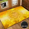 Felpudo de Buena Fortuna para Entrada Interior, Alfombra Resistente a la Suciedad y Absorbente de Polvo, Fácil de Limpiar, Alfombra Decorativa para Pasillo y Sala de Estar, Alfombra Absorbente de Agua