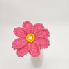 2025 Flor Gesang Nueva Flor Terminada Tejida a Mano Decoración del Hogar Ramo de Lana Flor Tejida Flor Artificial Terminada