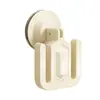 Ventosa para inodoro baño estante para pantuflas sin perforaciones estante para zapatos de inodoro pared de la puerta de entrada estante de almacenamiento para puerta