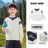 Moletom Crewneck Europeu Masculino Primavera e Outono Estilo Top 2026 Nova Roupa Infantil Bebê Criança Pequena Roupas de Outono Tendência