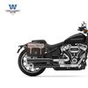Coche muscular Wolf adecuado para Harley avance 117 bolsa lateral bolsa lateral caja lateral retro bolsa para casco con portaequipajes de liberación rápida