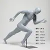 Mannequins Esportivos de Corrida Modelo Fábrica Masculinos e Femininos Expositores de Loja de Roupas Modelos Humanos Falsos Suporte de Exposição para Mannequins de Vitrine