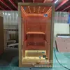 Sala de Sauna para Uso Doméstico, Salão de Beleza Tourmalina Infravermelho Distante, Vaporizador de Suor para Uma ou Duas Pessoas, Vapor Seco com Tijolo de Cristal de Sal