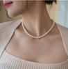 Collar de Perlas Grandes Zhengyuan Shijia Lujo Accesible Nicho Alta Gama Cadena Clavicular 2025 Nuevo Collar Elegante Versátil