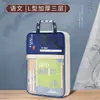 Bolsa organizadora de archivos para libros de texto de temporada escolar, bolsa de almacenamiento de malla con cierre para materiales de aprendizaje de estudiantes de primaria y secundaria
