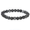 Amazon Nueva Pulsera de Cuentas de Piedra de Ojo de Tigre de 8 mm Pulsera Clásica Magnética para Hombre Pulsera Transfronteriza