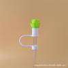 Nova tampa de silicone para canudo com combinação de rosa 10mm12mm diâmetro grande plug de poeira para canudo de vidro tampa de poeira 8mm