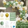 Conjunto de correntes de balões, corrente de balões retrô transfronteiriça, arranjo de casamento, balões de látex, pacote de balões para festa de aniversário