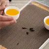 Bandeja para té, Alfombrilla para té, Pad para té, Filtro para residuos de té, Bandeja de té Gongfu, Alfombrilla aislante del calor, Mesa de té, Se puede cortar sin que se deshilachen los bordes, Alfombrilla de fibra para té